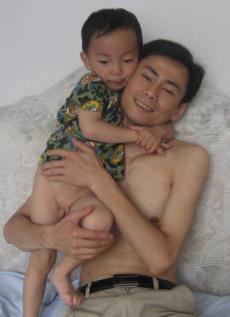 我家的两个男子汉