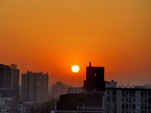 窗外